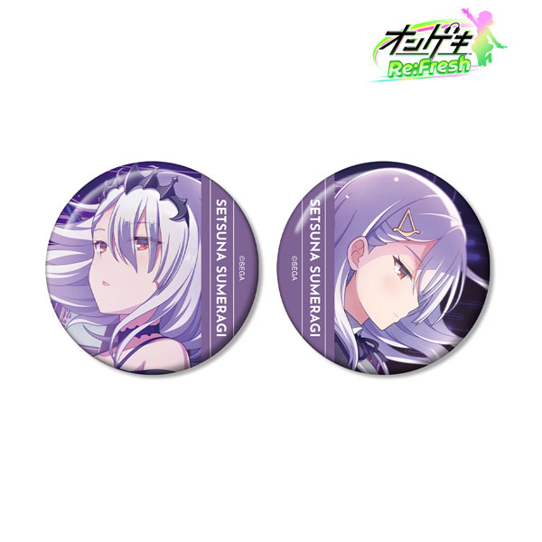 サイン入り】オンゲキ 皇城セツナ 缶バッジ オンゲキ 缶バッジ 皇城