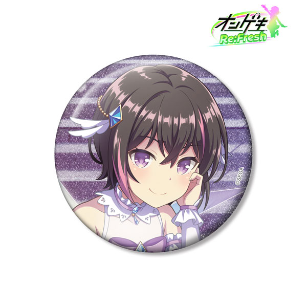 オンゲキ 浴衣 缶バッジ アクリルスタンド　結城莉玖 オンゲキ Re：Fresh 結城莉玖 4thビジュアル グリッター75mm缶バッジ
