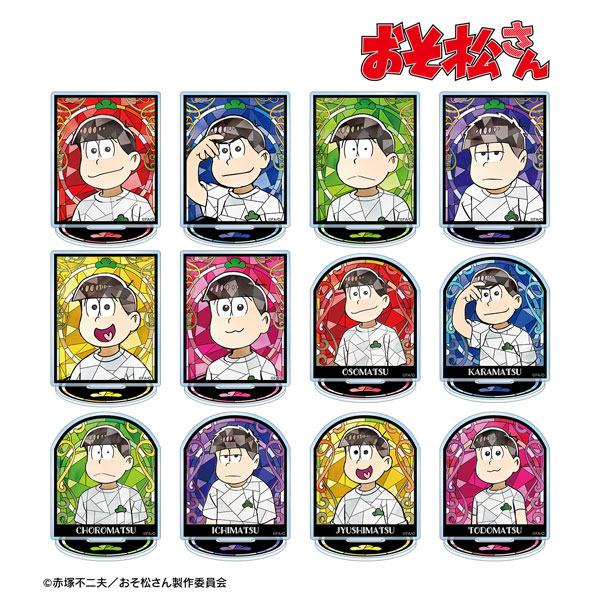 おそ松さん トレーディング Aure Glass アクリルスタンド 12個入りBOX