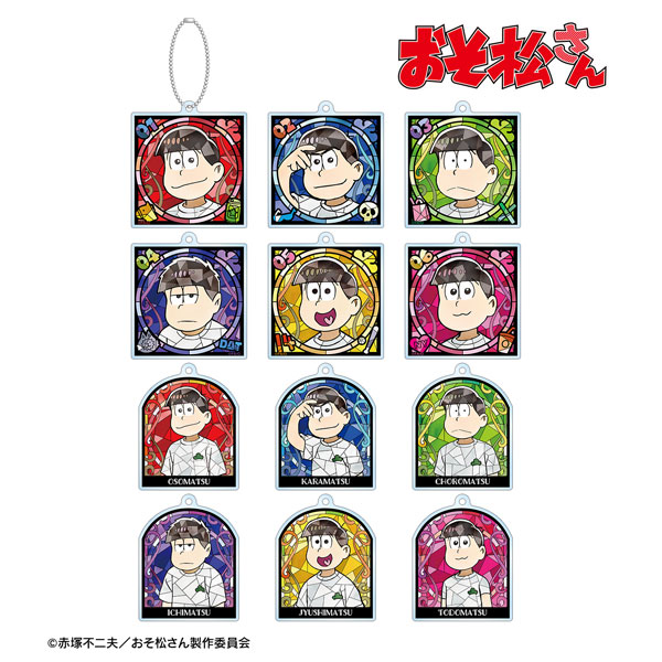 おそ松さん トレーディング Aure Glass アクリルキーホルダー 12個入りBOX