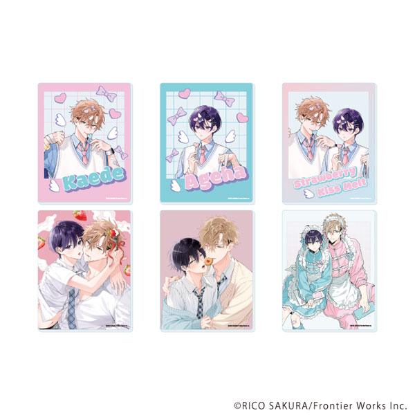 アクリルカード「ストロベリーキス・メルト」01/(既存＆描き下ろしイラスト) 6個入りBOX