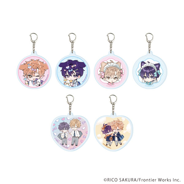 アクリルキーホルダー「ストロベリーキス・メルト」01/(既存＆描き下ろしイラスト) 6個入りBOX