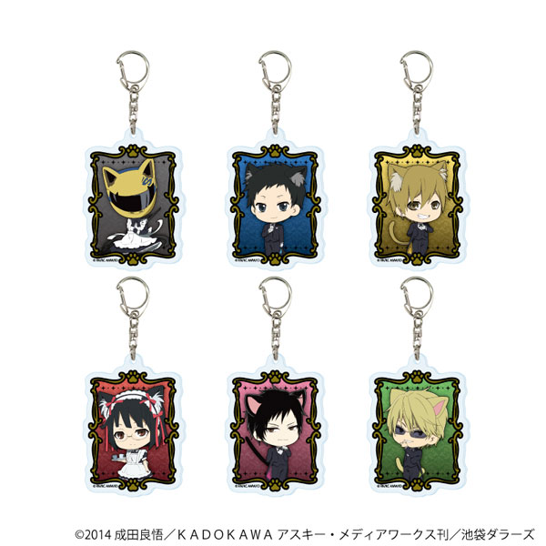 アクリルキーホルダー「デュラララ！！×2」10/猫耳バトラーver. (ミニキャライラスト) 6個入りBOX