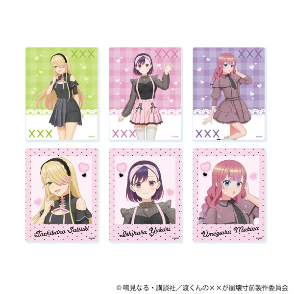 アクリルカード「TVアニメ『渡くんのXXが崩壊寸前』」01/ダークガーリーver. (描き下ろしイラスト) 6個入りBOX