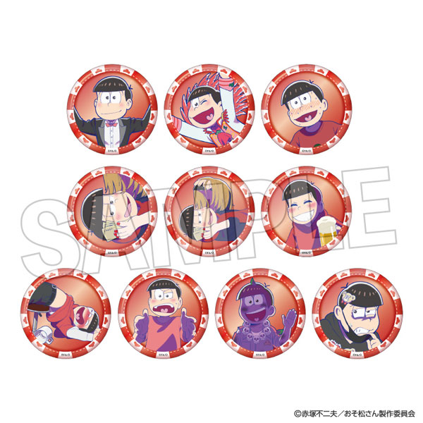 おそ松さん トレーディング缶バッジ おそ松BOX 10個入りBOX[PROOF