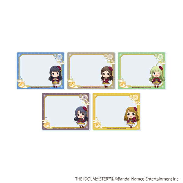 アクリルカード「『アイドルマスター』シリーズ」05/アイドルマスター ミリオンライブ！(ミニキャライラスト) 5個入りBOX