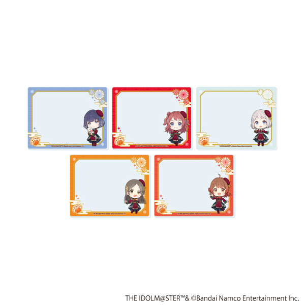 アクリルカード「『アイドルマスター』シリーズ」08/学園アイドルマスター(ミニキャライラスト) 5個入りBOX