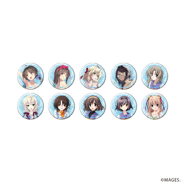 缶バッジ「メモリーズオフシリーズ」03/公式＆描き下ろしイラスト 10個入りBOX