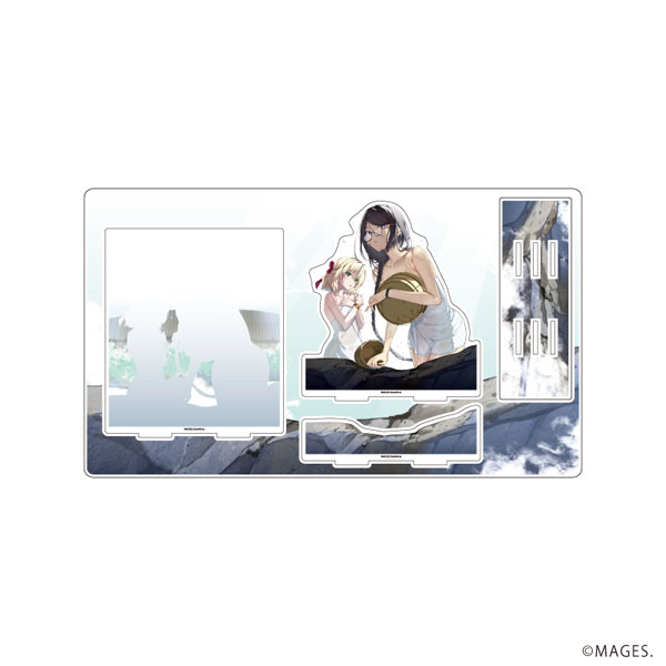 プレミアム アクリルジオラマプレート「メモリーズオフシリーズ」02/嘉神川ノエル＆日紫喜瑞羽(描き下ろしイラスト)[A3]《０１月予約》