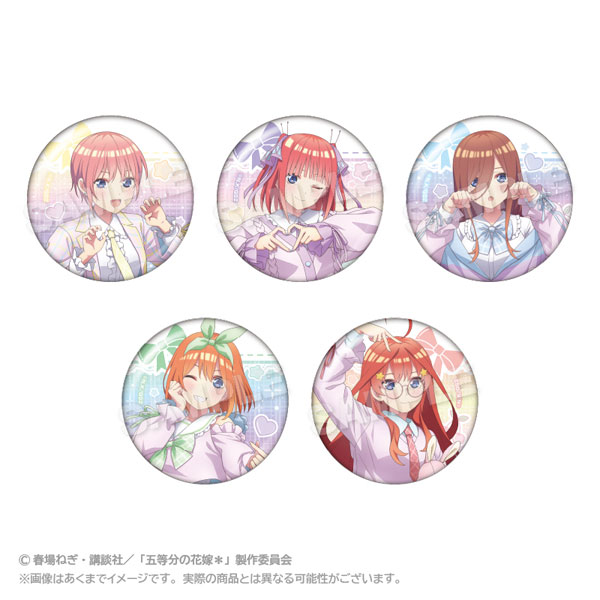 五等分の花嫁* トレーディング缶バッジ ゆめかわせいふくver. 5個入りBOX