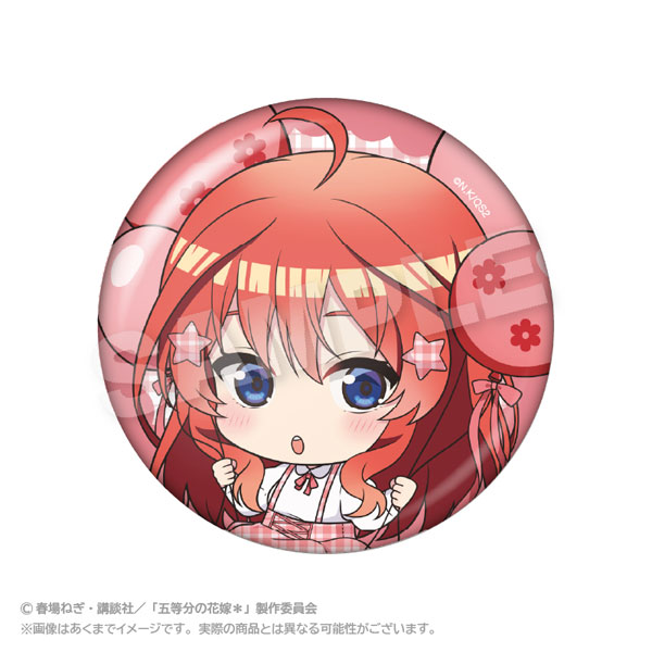 五等分の花嫁* ばるんこ缶バッジ 中野五月（再販）[ステラノーツ