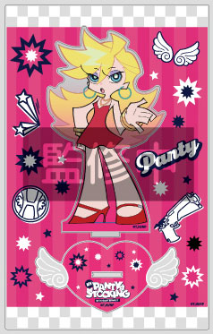 New PANTY ＆ STOCKING with GARTERBELT ビッグアクリルスタンド