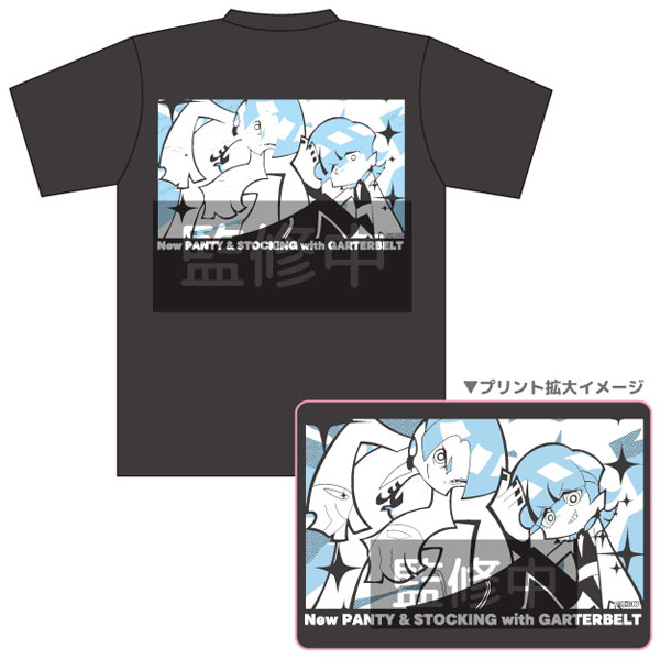 New PANTY ＆ STOCKING with GARTERBELT Tシャツ ポリエステル