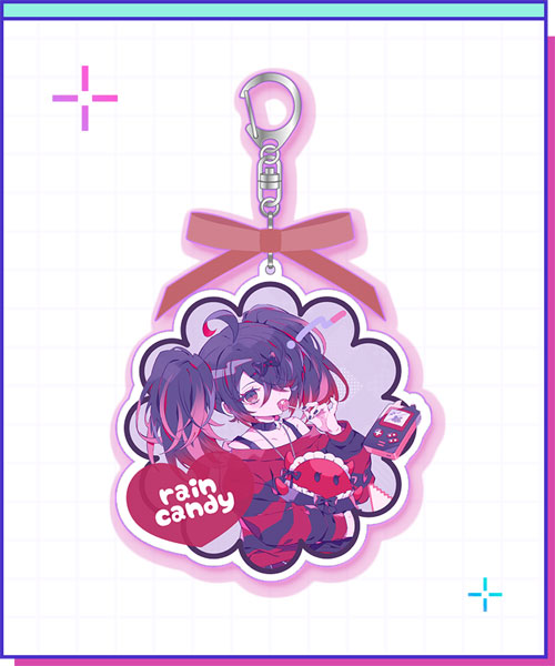 NEEDY GIRL OVERDOSE KVあめちゃんリボンアクキー[WHY SO SERIOUS