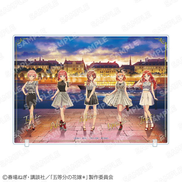 「五等分の花嫁*」箔押しアクリルパネル[KADOKAWA]《０１月予約》