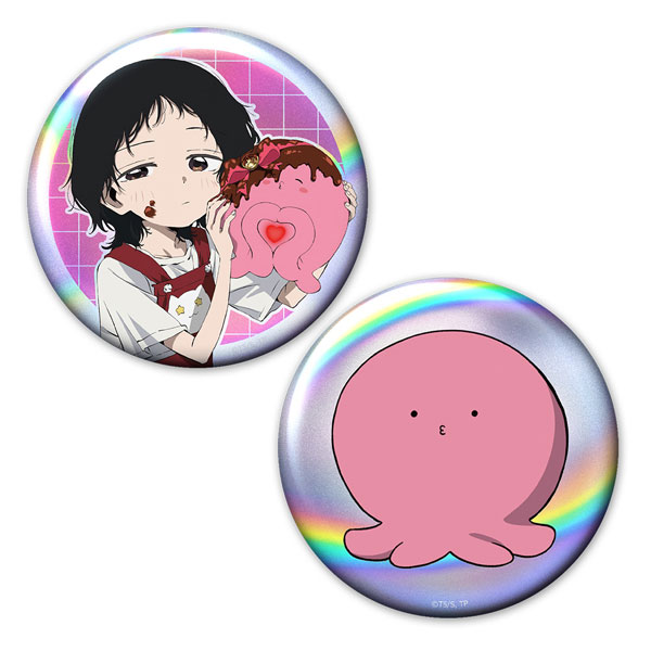 タコピーの原罪 ホログラム缶バッジ2個セット しずか＆タコピー[アズメーカー]《１２月予約》