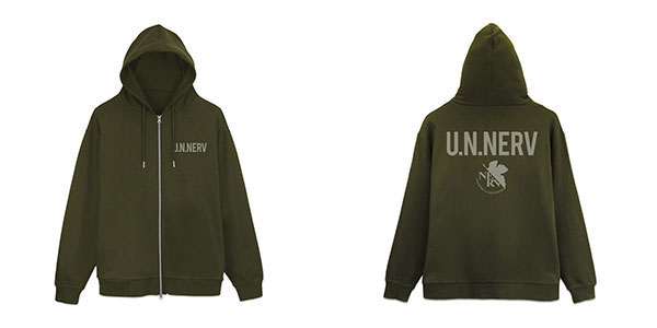 EVANGELION U.N.NERV ジップパーカー/MOSS-XXL[コスパ]《在庫切れ》