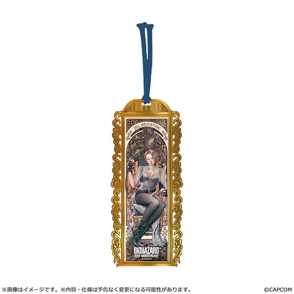 バイオハザード30周年 メインアートメタルブックマーカー ジル