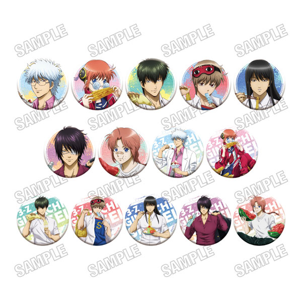 「3年Z組銀八先生」 缶バッジコレクション 夏の食べ物ver. 14個入りBOX