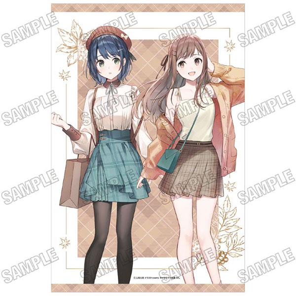 「安達としまむら」 描き下ろしB2タペストリー オータムコーデver.[メディコス・エンタテインメント]《０２月予約》