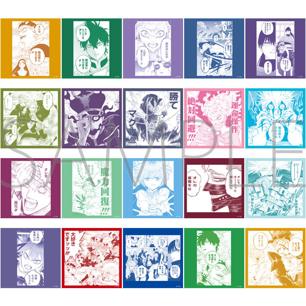 ブラッククローバー スクエアカードコレクション 10パック入りBOX