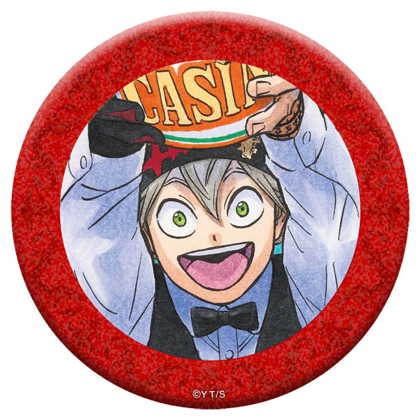 【ブラッククローバー】アスタ 非売品 缶バッジ ブラッククローバー グリッター缶バッジ アスタ[ムービック]《在庫切れ》