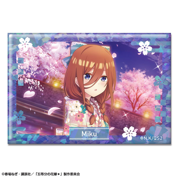 五等分の花嫁* ホログラム缶バッジ Ver.2 デザイン03(中野三玖/A