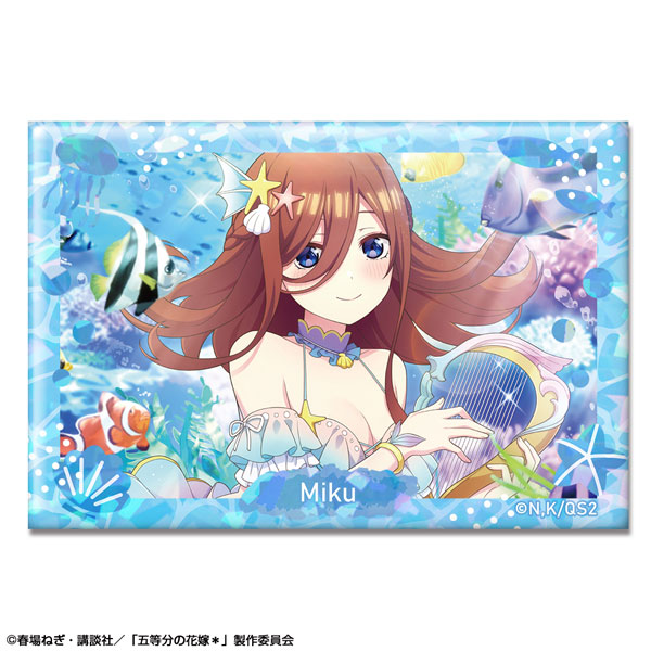 五等分の花嫁* ホログラム缶バッジ Ver.2 デザイン08(中野三玖/B