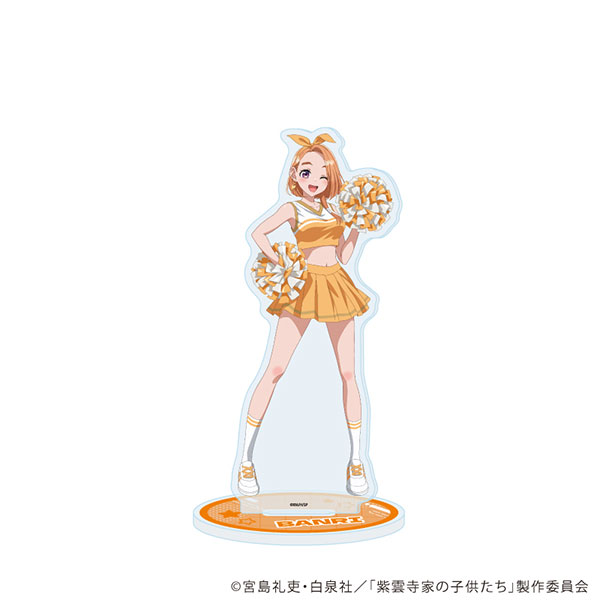 アクリルスタンド「TVアニメ『紫雲寺家の子供たち』」01/紫雲寺万里 チアガールver.(描き下ろしイラスト)[A3]《０１月予約》