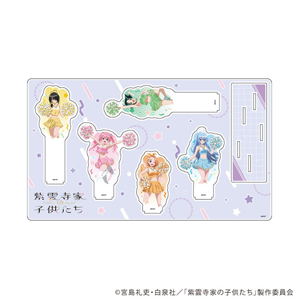 プレミアム アクリルジオラマプレート「TVアニメ『紫雲寺家の子供たち』」01/チアガールver.(描き下ろしイラスト)[A3]《０１月予約》