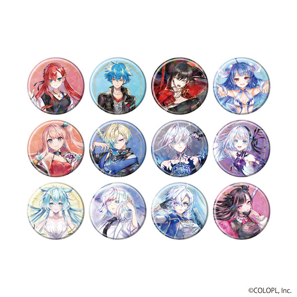 ホログラム缶バッジ(57mm)「白猫プロジェクト」02/公式イラスト 12個入りBOX