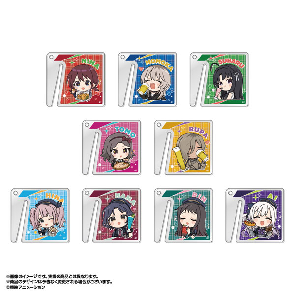ガールズバンドクライ×HUB トレーディンググラスマーカーアクリルキーホルダー 9個入りBOX
