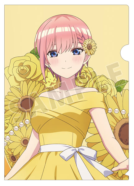 クリアファイル ワンドオブフォーチュン レンドフルール ゆのはな 五等分の花嫁* 描き下ろし 中野一花 ハーバリウムver. A4クリア