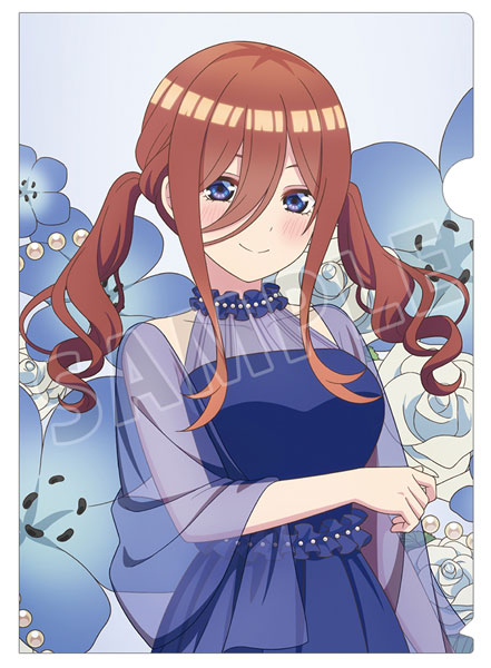 五等分の花嫁* 描き下ろし 中野三玖 ハーバリウムver. A4クリア