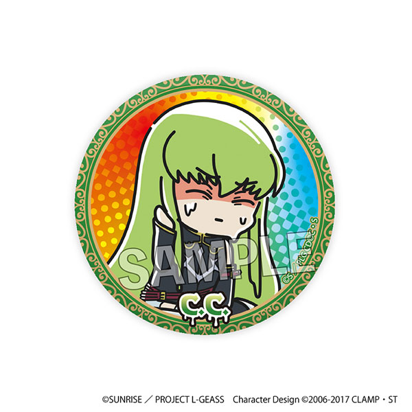 コードギアス 反逆のルルーシュ ATSUI缶バッジ C.C.(黒の騎士団)[PROOF