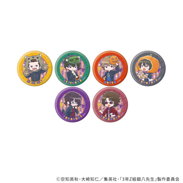 缶バッジ「3年Z組銀八先生」06/ハロウィンver. (グラフアートイラスト