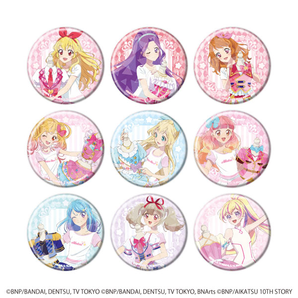 ホログラム缶バッジ(57mm)「オールアイカツ！大衣装展！！」01/描き