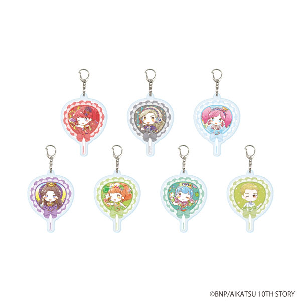 アクリルキーホルダー「アイカツ！」09/グラフアートイラスト 7個入りBOX