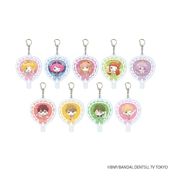 アクリルキーホルダー「アイカツスターズ！」04/グラフアートイラスト 9個入りBOX
