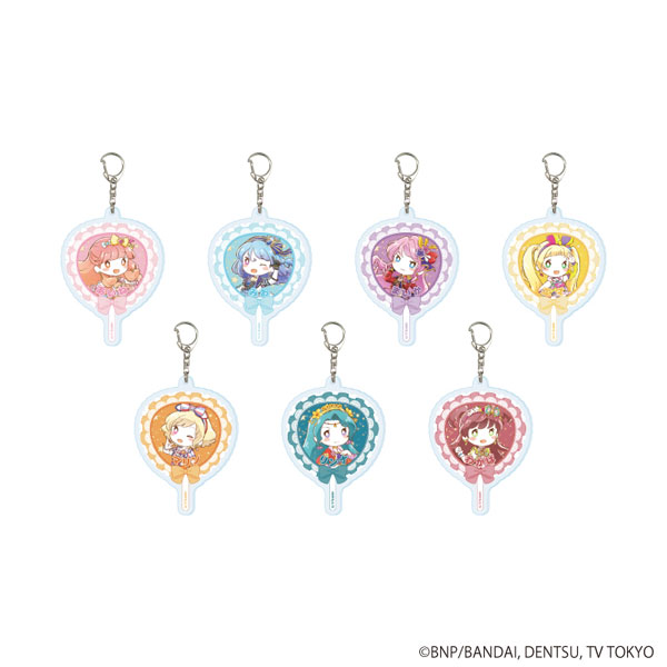 アクリルキーホルダー「アイカツフレンズ！＆オンパレード！」03/グラフアートイラスト 7個入りBOX