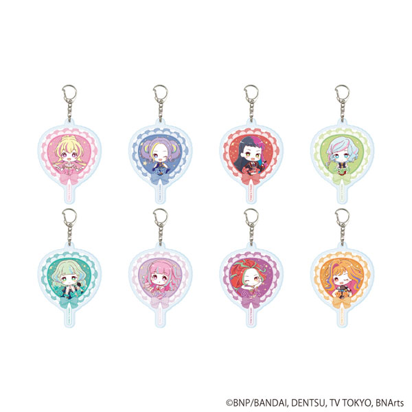 アクリルキーホルダー「アイカツプラネット！」02/グラフアートイラスト 8個入りBOX