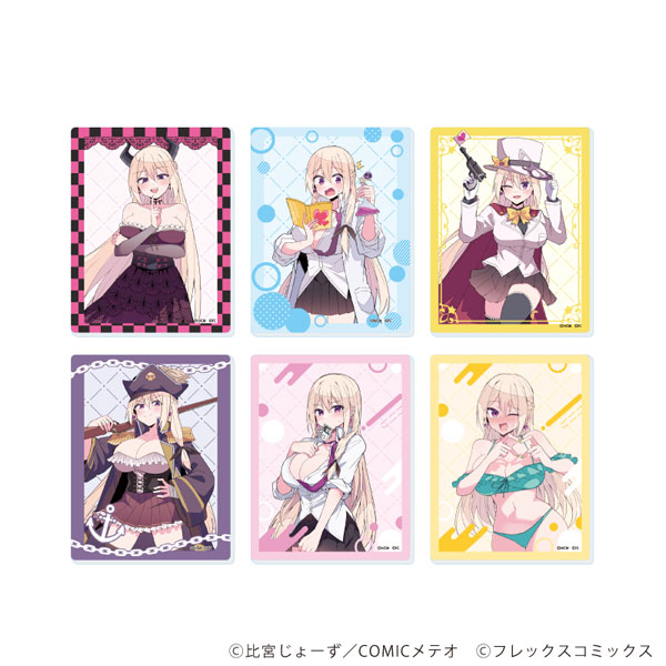 アクリルカード「委員長ですが不良になるほど恋してます！」01/公式＆描き下ろしイラスト 6個入りBOX