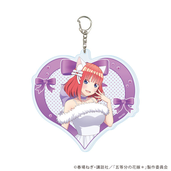 デカアクリルキーホルダー「五等分の花嫁*」02/二乃 エレガントキャットver.(描き下ろしイラスト)[A3]《０１月予約》