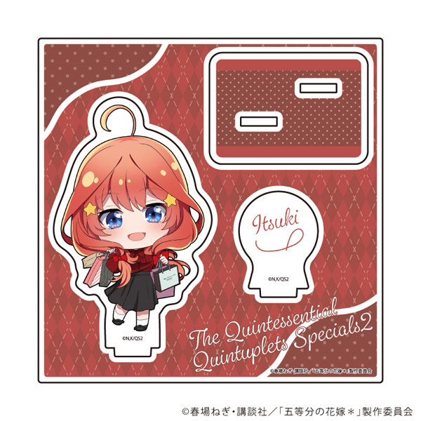 アクリルスタンドプレート「五等分の花嫁*」15/五月 ショッピングver.(ミニキャライラスト)[A3]《０１月予約》