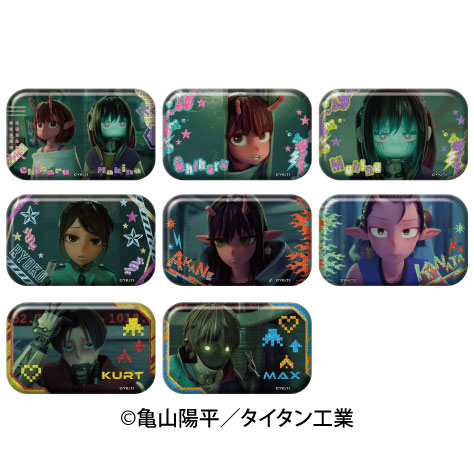 銀河特急 ミルキー☆サブウェイ ラメキラスクエアカンバッジ 8個入りBOX