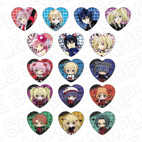 しゅごキャラ！ ハート型ホログラムカンバッジ(ブラインド) 16個入り