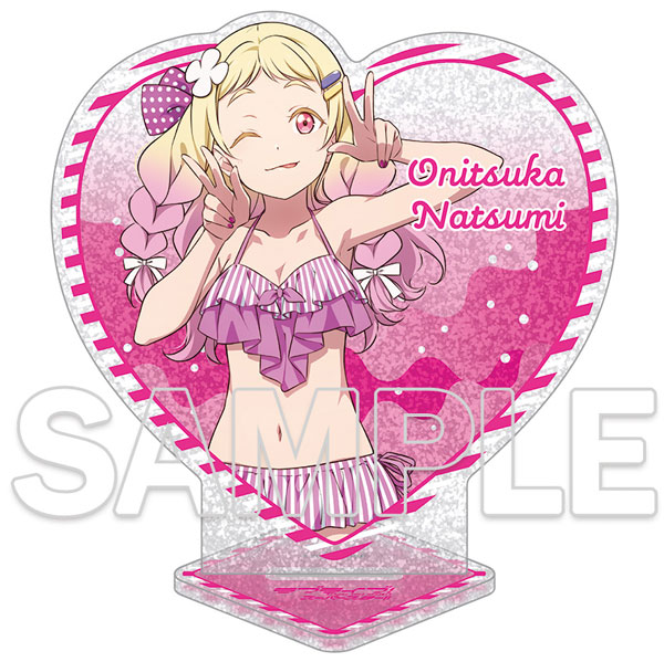 『ラブライブ！スーパースター！！』ハート型ラメ入りアクリルスタンド 鬼塚夏美[KADOKAWA]《０２月予約》