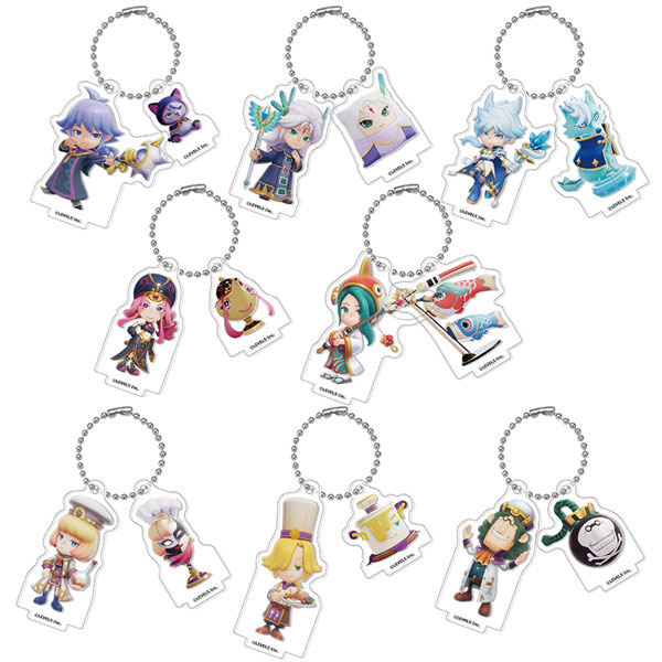 ファンタジーライフi グルグルの竜と時をぬすむ少女 仲間キャラクター アクリル2連キーホルダースタンド Vol.2 コンプリート[KADOKAWA]《０３月予約》