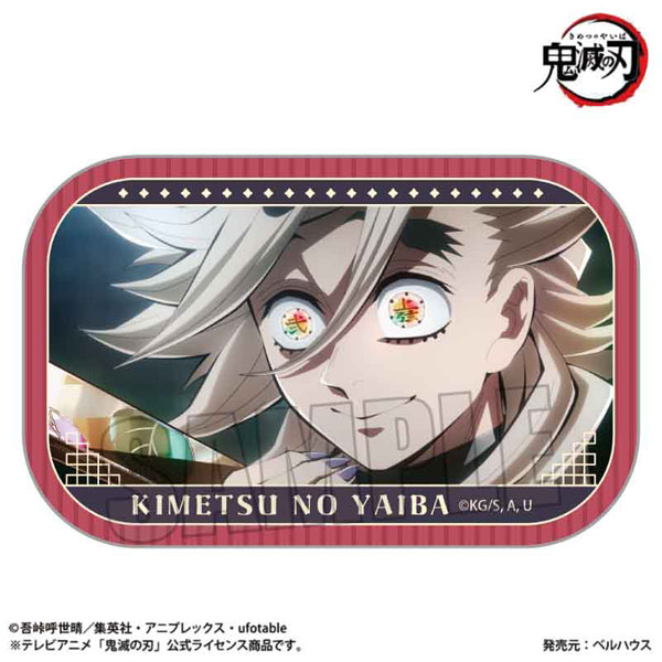 アニメ「鬼滅の刃」 メモリーズスクエア缶バッジ 童磨(無限城編ver