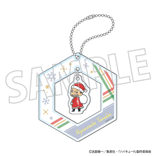 ハイキュー！！ オーナメント風キーホルダー 田中龍之介[ムービック]《発売済・在庫品》